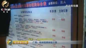 桂林山水 搶錢一日游 不交錢限制人身自由